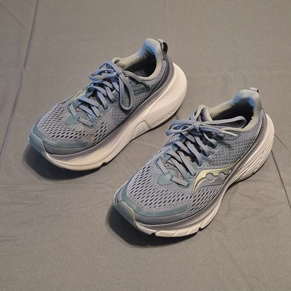 Saucony Guide 17 Women Size 7.5 Gray Iris Violet Rynning Shoe Sneaker S10936-111 - Picture 2 of 6